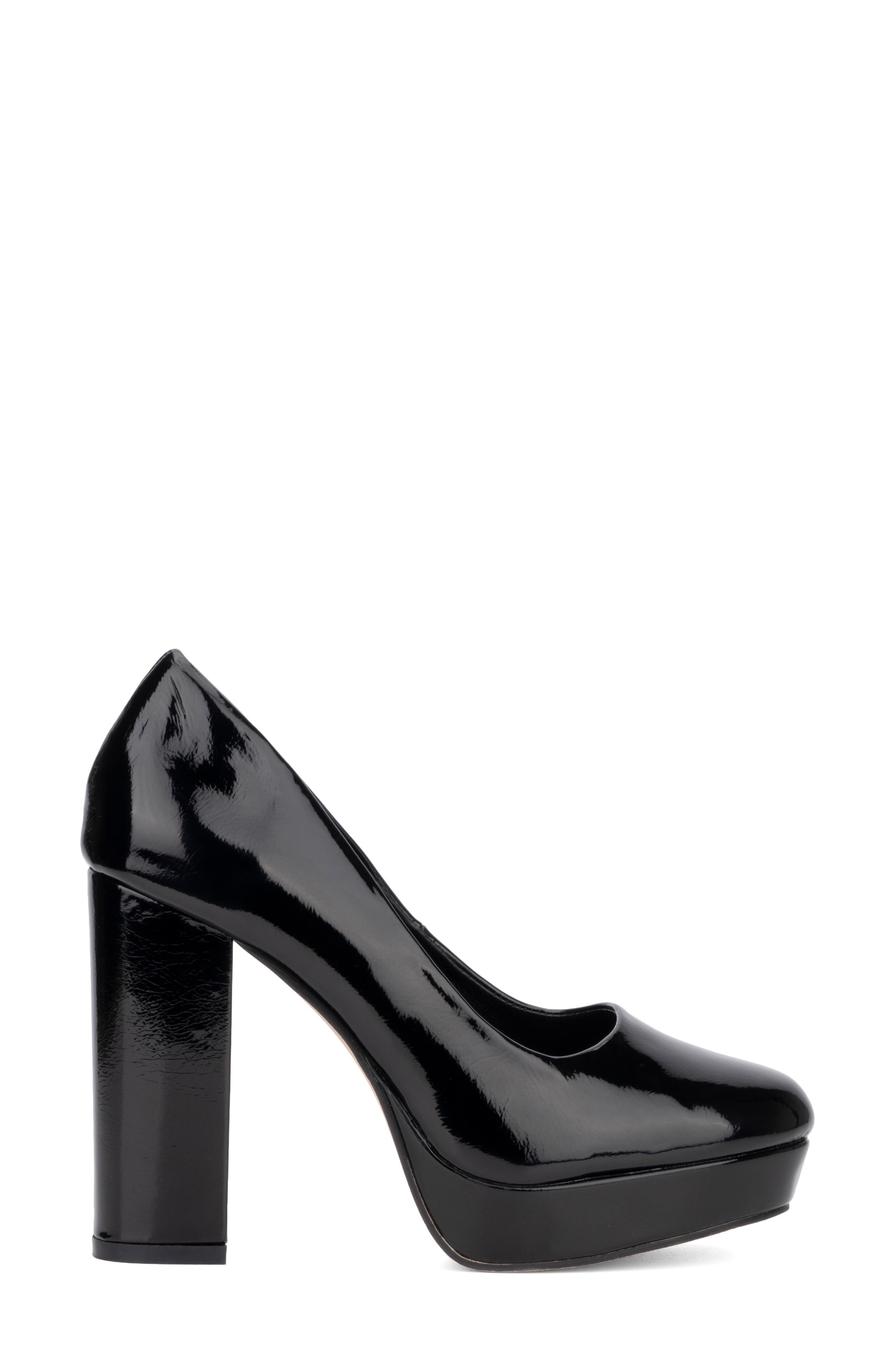 NEW YORK AND COMPANY Camila Platform Pump, Alternate, color, Black