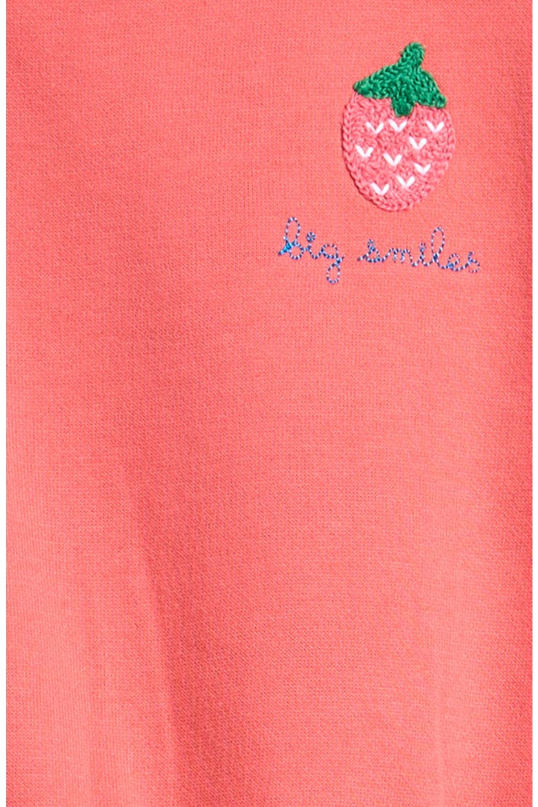 Berry Sweatshirt & Leggings Set, Alternate, color, RED