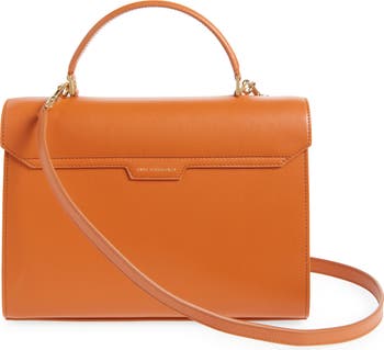 Anya Hindmarch Mortimer Canvas & Leather Top Handle Bag