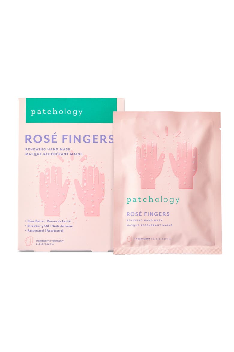 Rosé Fingers Renewing Hand Mask, Alternate, color, NO COLOR