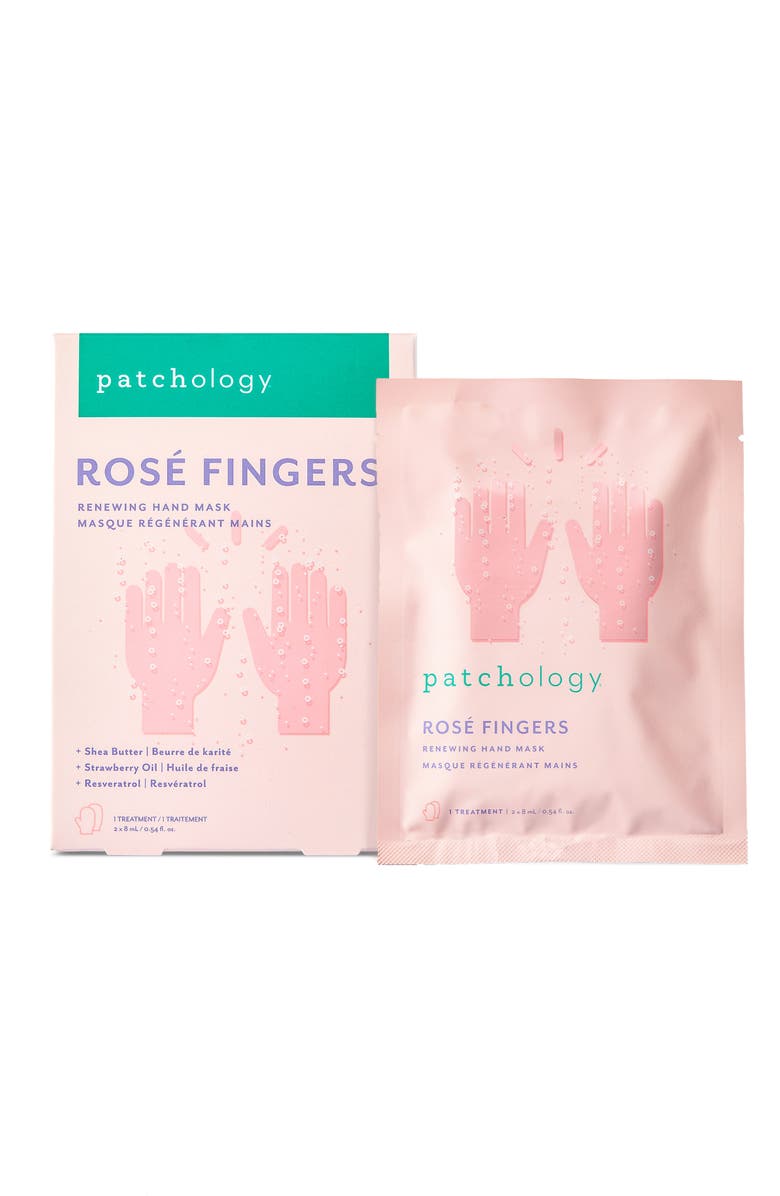 Patchology Rosé Fingers Renewing Hand Mask, Alternate, color, 