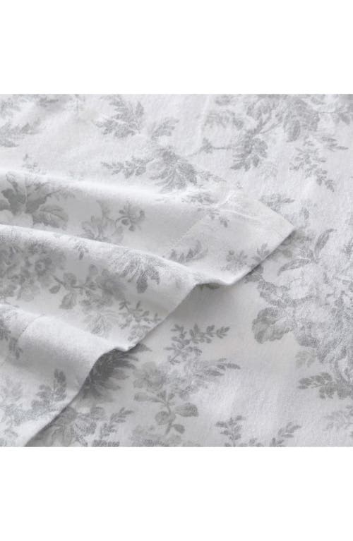 LAURA ASHLEY LAURA ASHLEY VANESSA COTTON FLANNEL SHEET SET