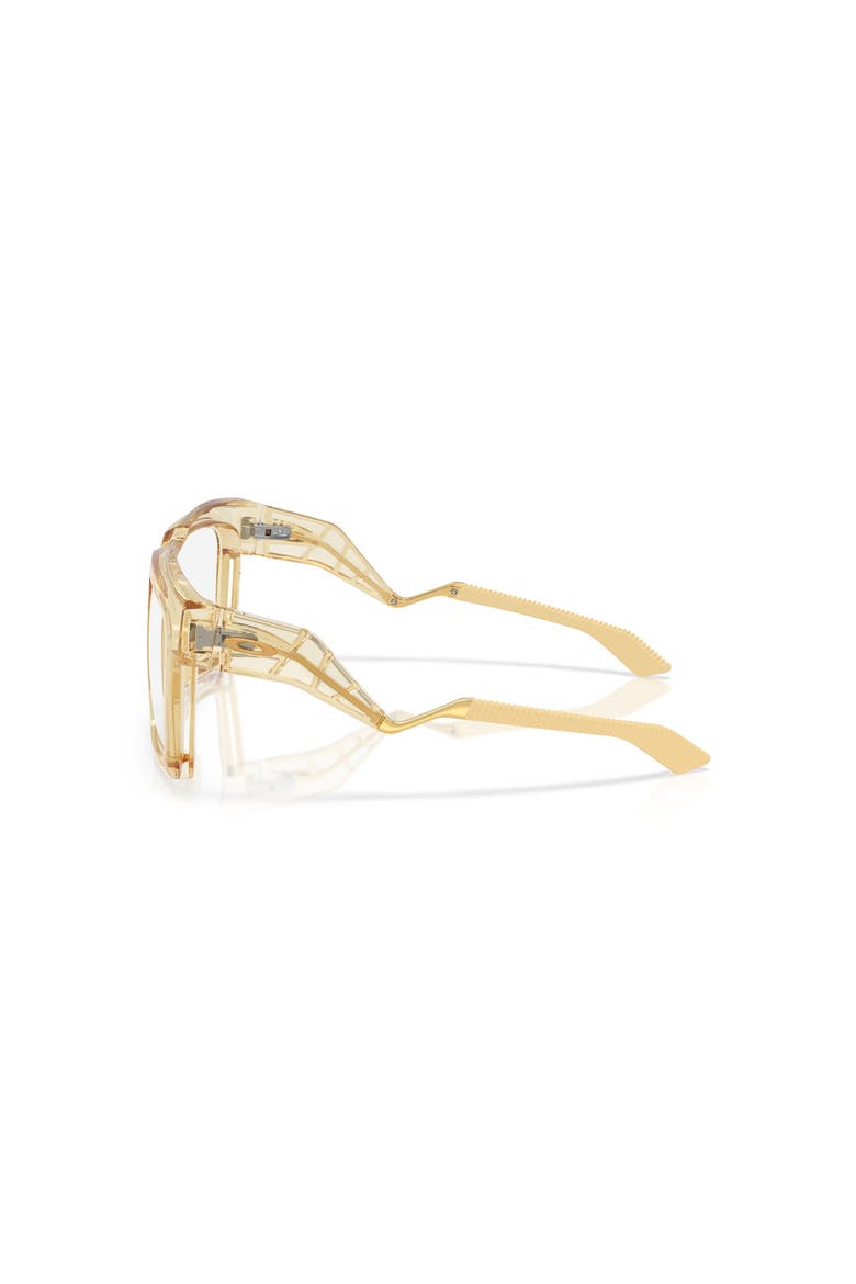 57mm Square optical glasses, Alternate, color, Brown