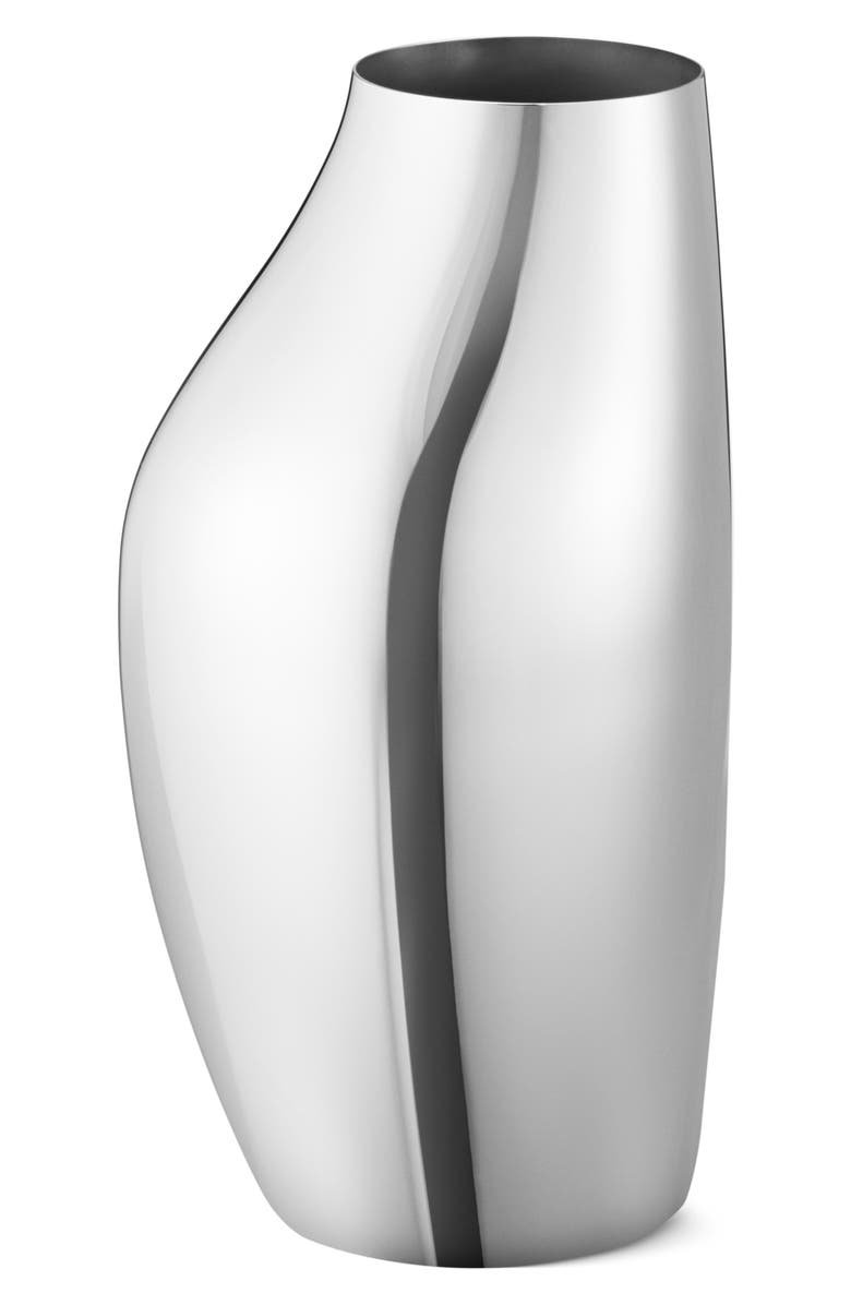 Georg Jensen Sky Vase, Main, color, Stainless Steel