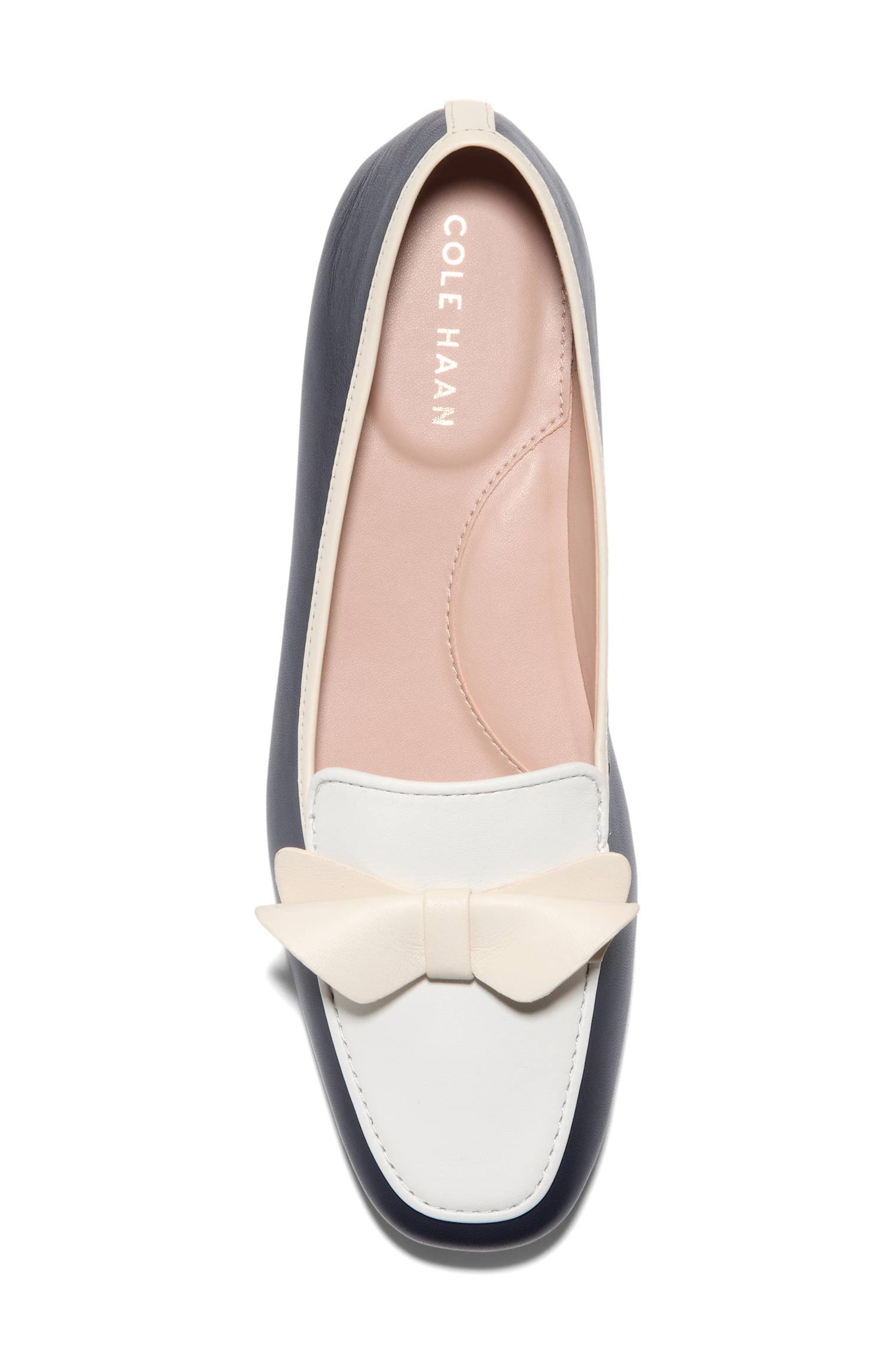 Cole Haan Payson Knot Loafer, Alternate, color, Midnight Moon / Powder