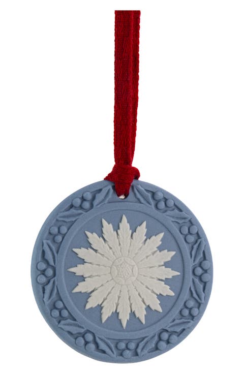 Festive Flower Jasperware Ornament