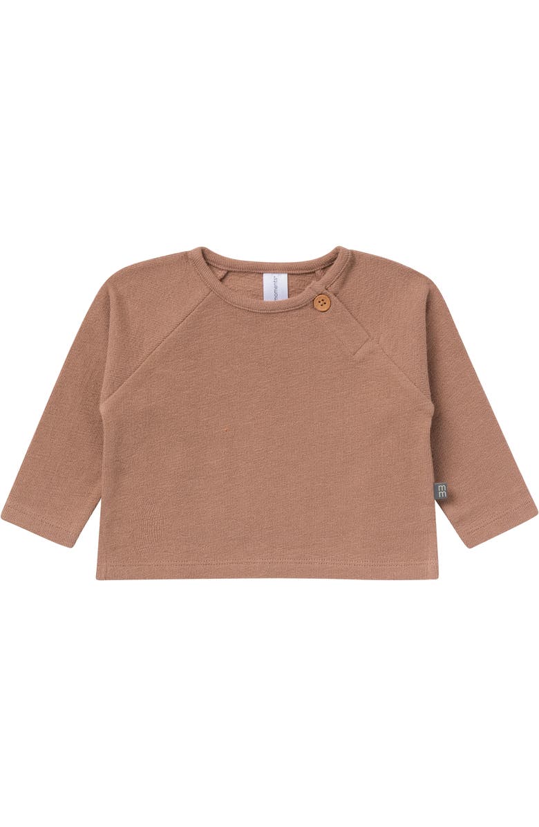 Modern Moments<sup
™</sup
by Gerber Raglan Top and Pant Set, Alternate, color, Brown