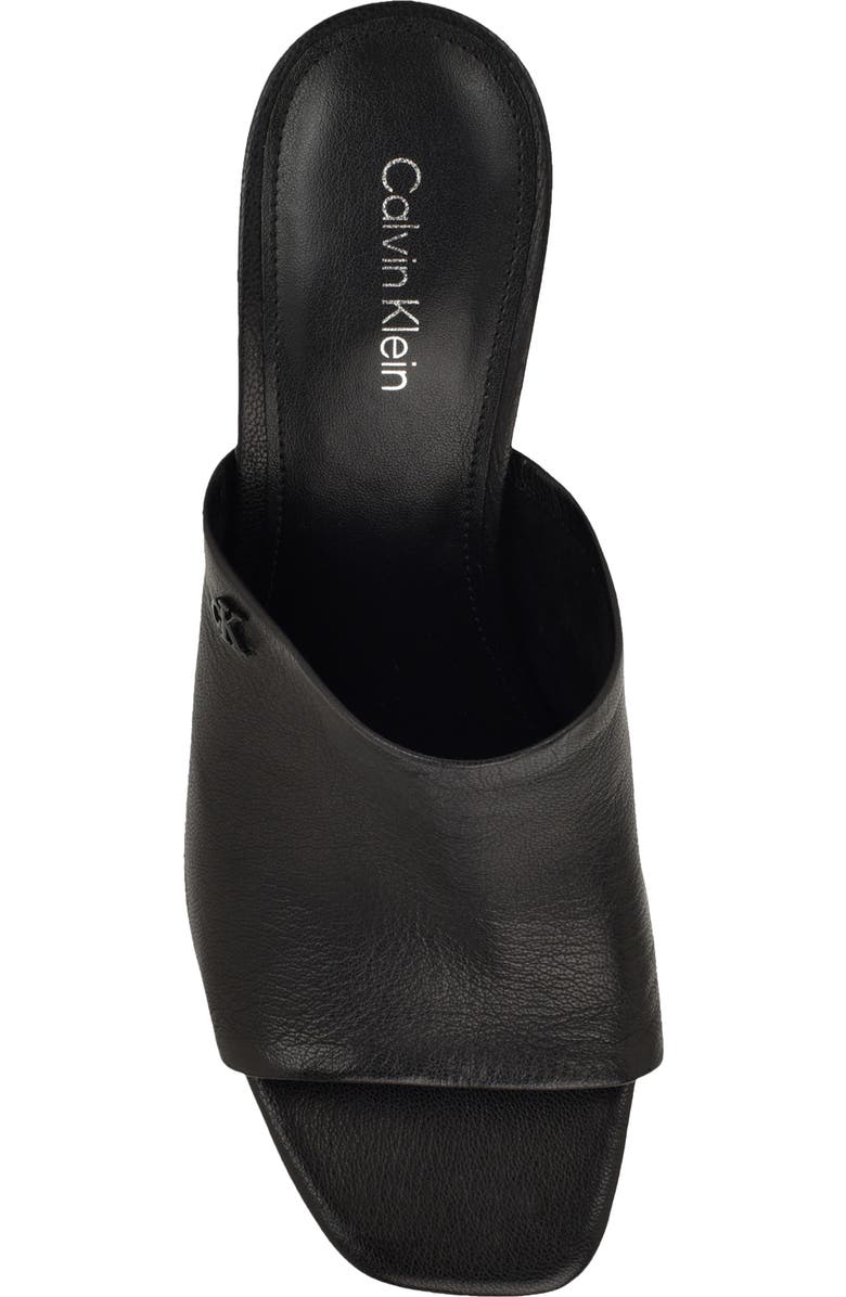 Calvin Klein Chaney Sandal, Alternate, color, Black Leather