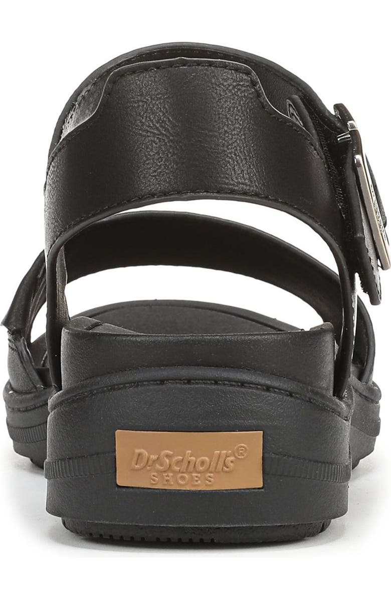 Dr. Scholl's Time Off Sky Ankle Strap Platform Sandal, Alternate, color, Black