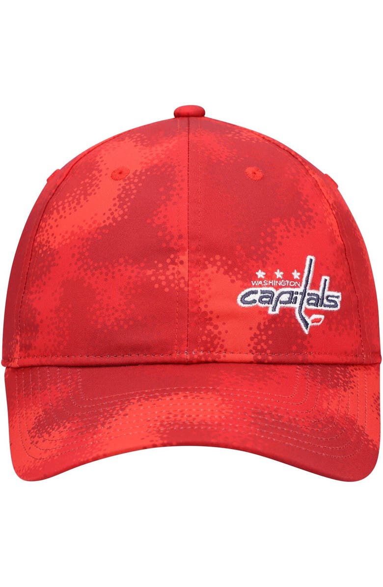 adidas Women's adidas Red Washington Capitals Camo Slouch Adjustable Hat, Alternate, color, Red