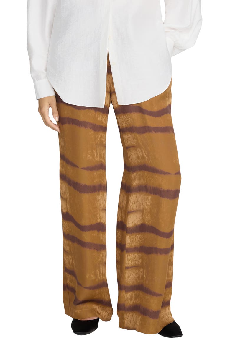 The Silk Lounge Pants, Main, color, LIGHT TIGER MULTI