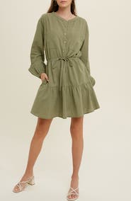 WISHLIST Long Sleeve Minidress