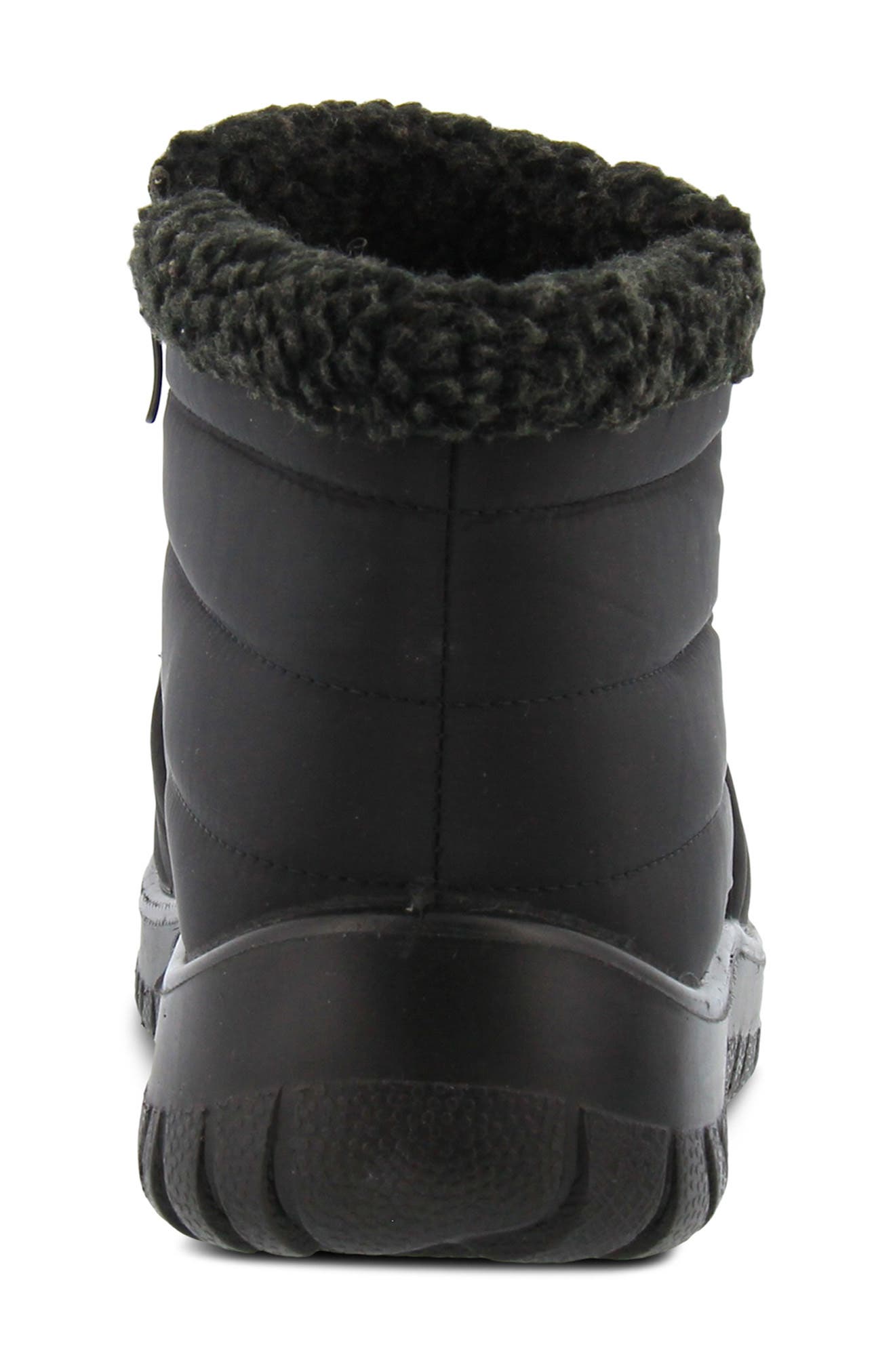 Flexus by Spring Step Melba Waterproof Winter Boot, Alternate, color, Black Faux Fur
