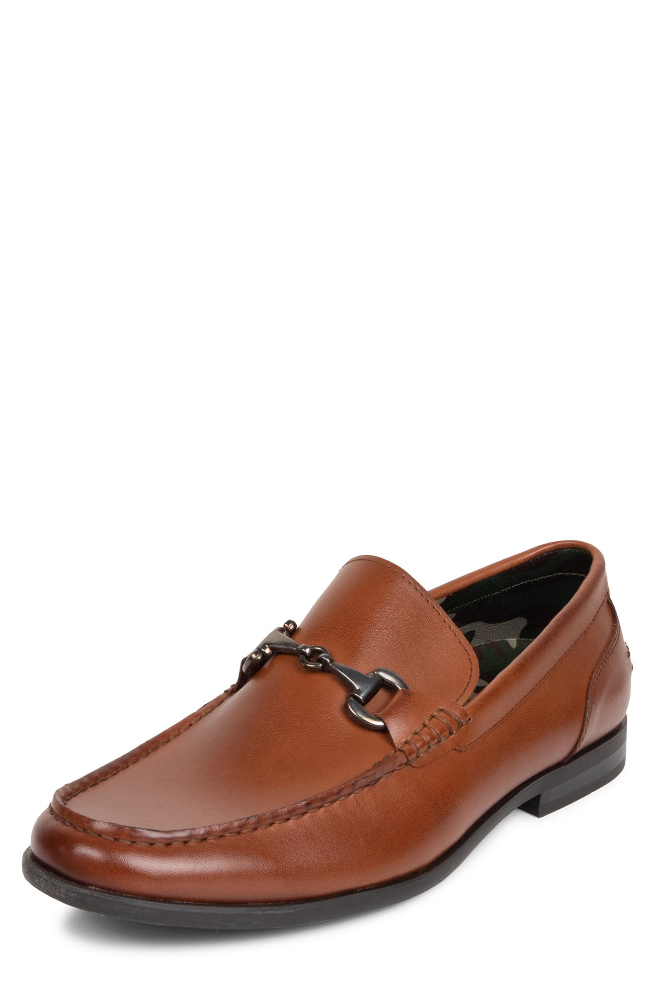 REACTION KENNETH COLE Crespo Faux Leather 2.0 Loafer, Alternate, color, COGNAC