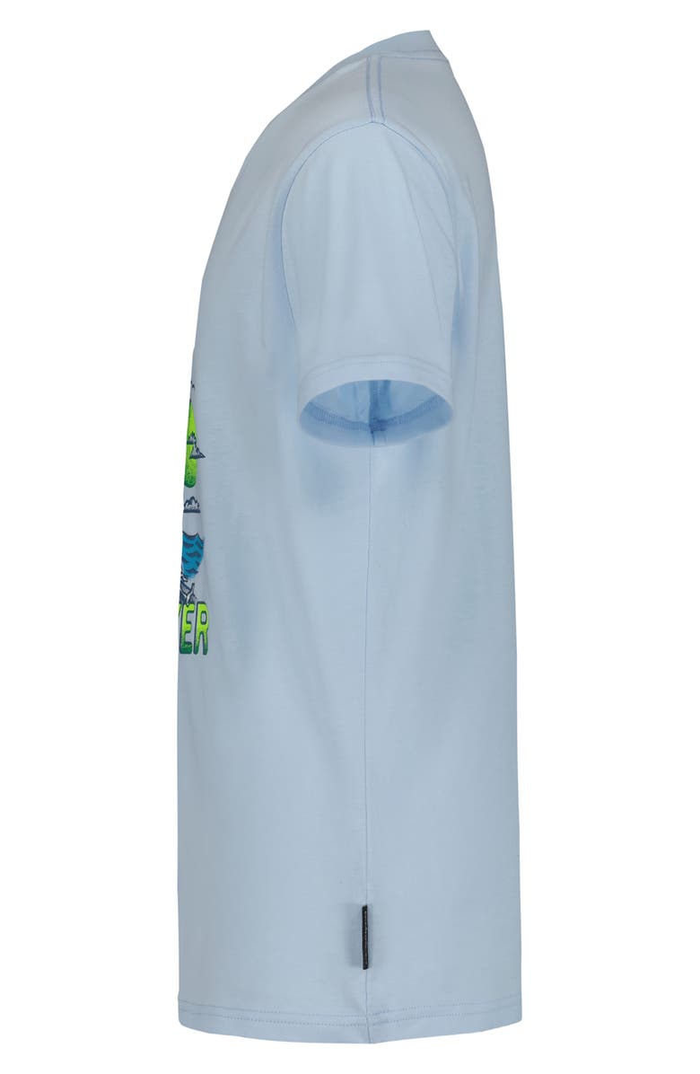 Quiksilver Kids' Skeleton Chillin Graphic T-Shirt, Alternate, color, Omphalodes