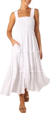Petal & Pup Serafina Smocked Tiered Sundress