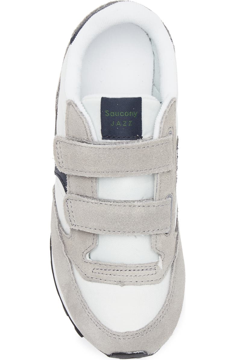Saucony Jazz Double Hook & Loop Sneaker, Alternate, color, Grey/ Navy/ Green