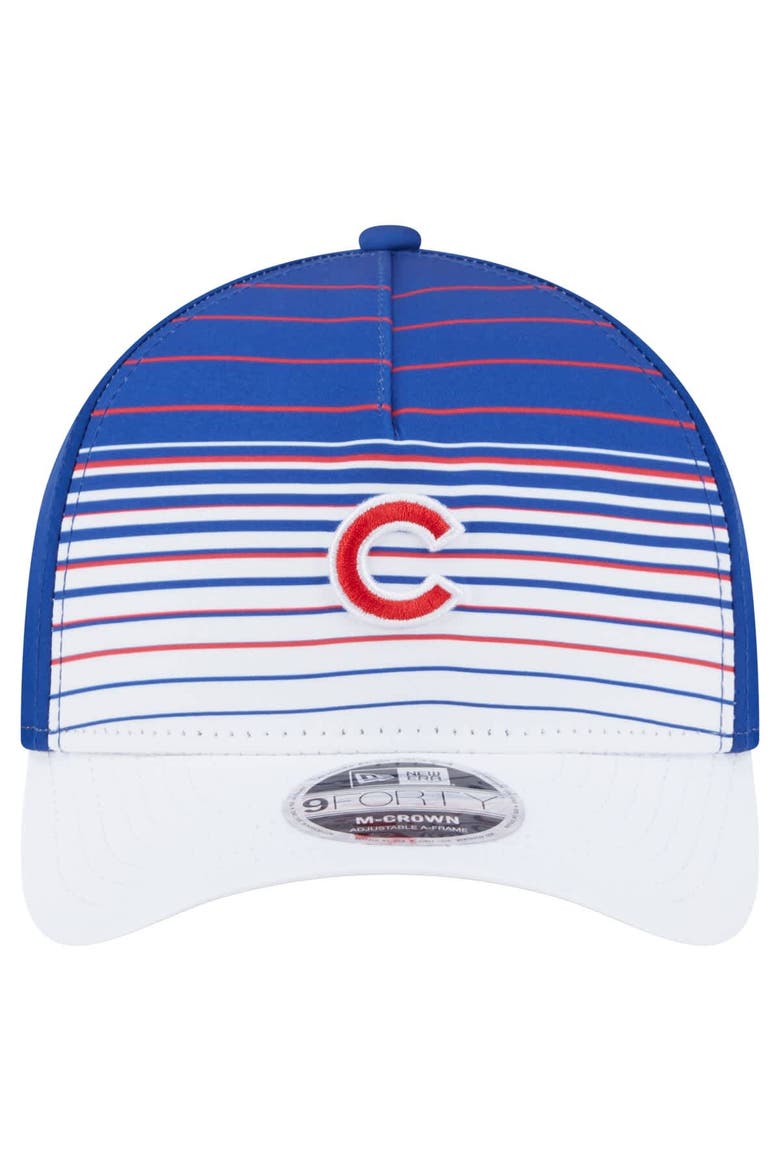 Men's New Era  Royal Chicago Cubs Gradient 9FORTY M-Crown Adjustable Hat, Alternate, color, Royal