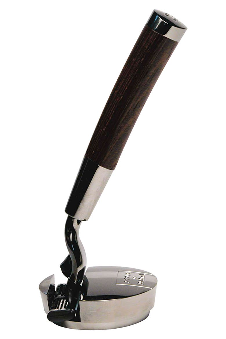 Shaving Razor with Stand, Main, color, NO COLOR