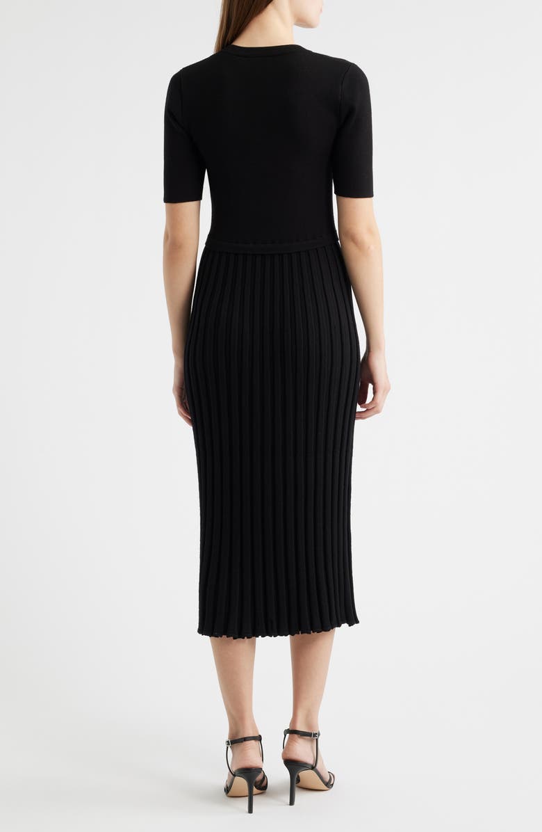 Elie Tahari The Vesper Knit Midi Dress, Alternate, color, 