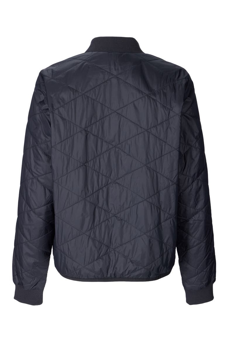 Onward Quilted Bomber Jacket, Alternate, color, BLACK