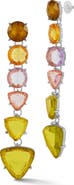 CHLOE AND MADISON Cubic Zirconia Statement Drop Earrings