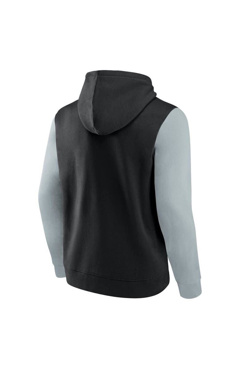 FANATICS Men's Fanatics Black Las Vegas Raiders Big & Tall Outline Pullover Hoodie, Alternate, color, Black