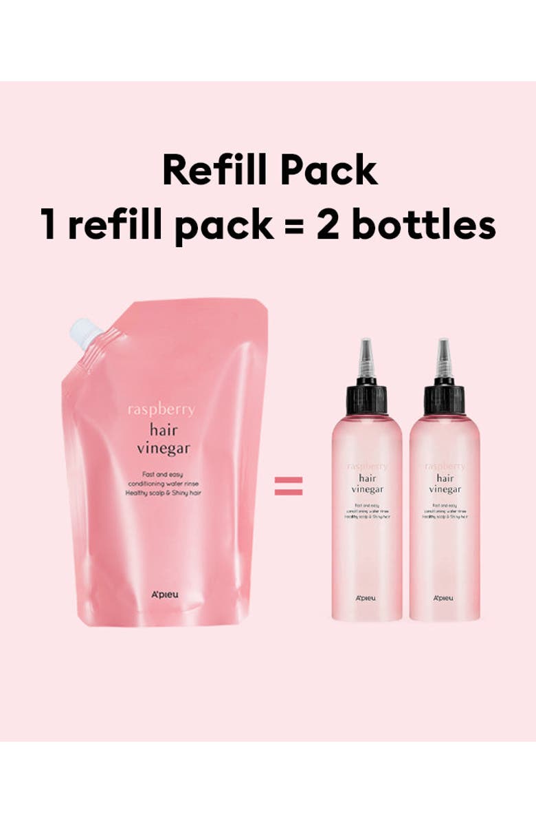 A’PIEU Raspberry Hair Vinegar Refill, Alternate, color, 