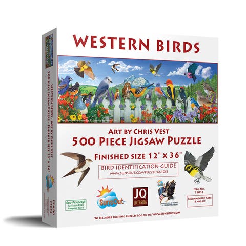 Western Birds 500 piece Jigsaw Puzzle for Adults