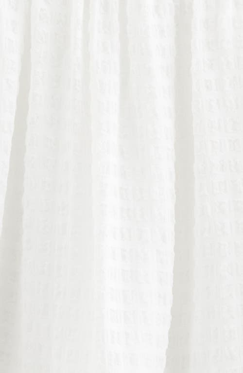 Nordstrom Kids' Shirred Tie Back Cutout Dress In White