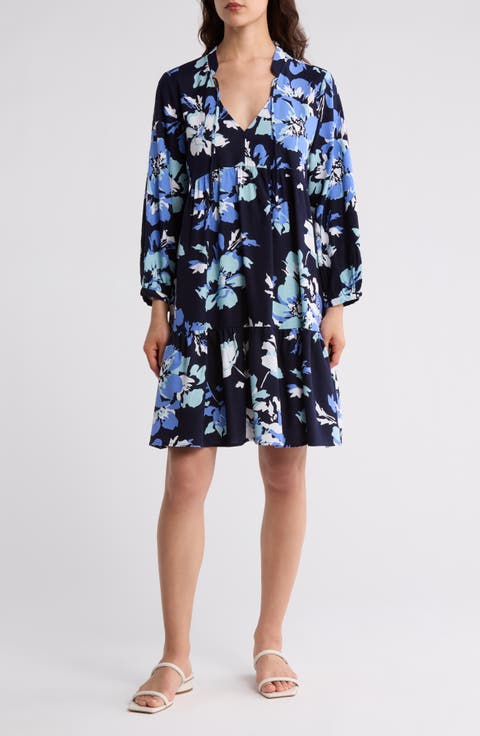 Floral Tiered Babydoll Dress