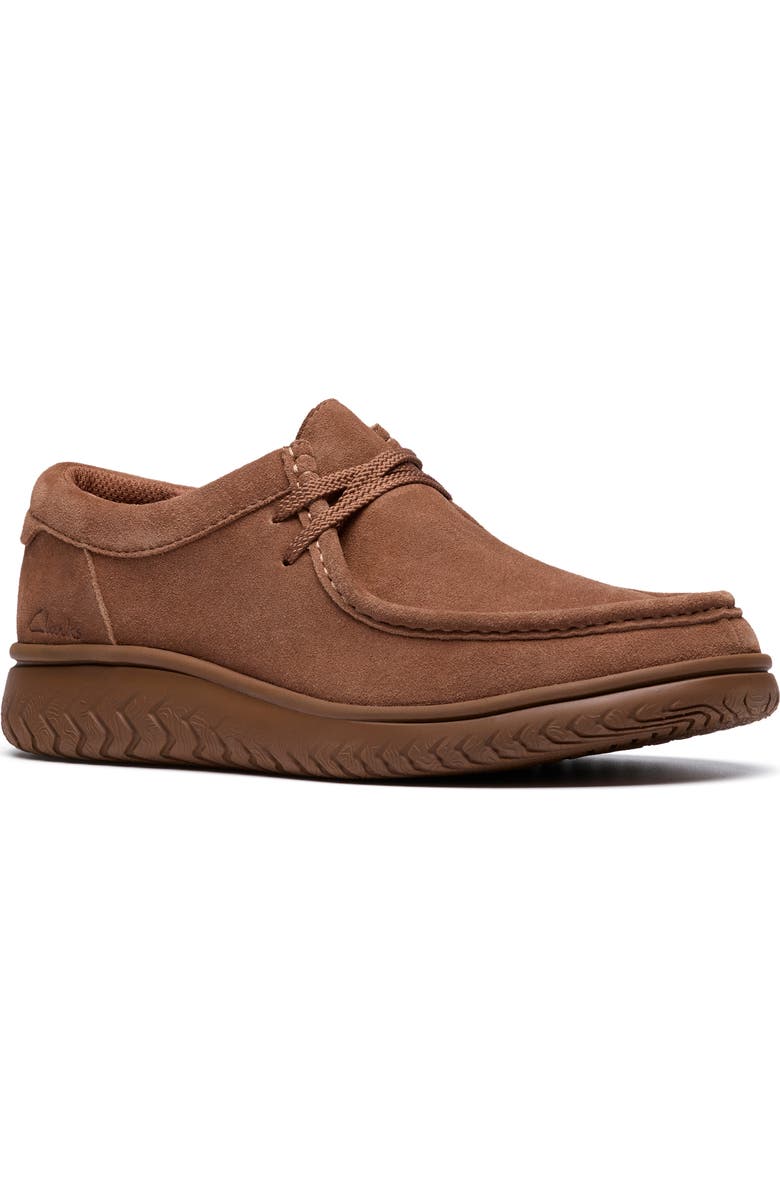 Clarks<sup>®</sup> Relaxlite Moc Toe Chukka, Main, color, Cola Suede