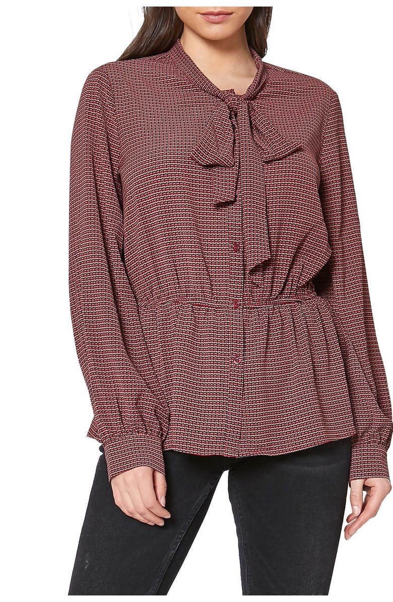 Pleione Tie Neck Blouse, Main, color, 