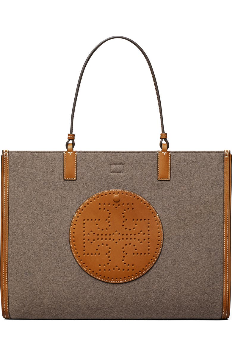 Tory Burch Ella Wool Blend Felt Tote, Main, color,