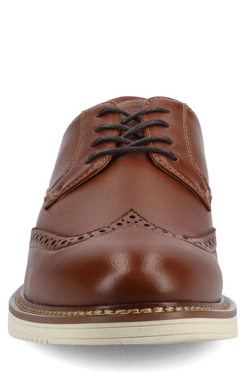 Vance Co. Vance Co Lorenzo Wingtip Derby In Brown