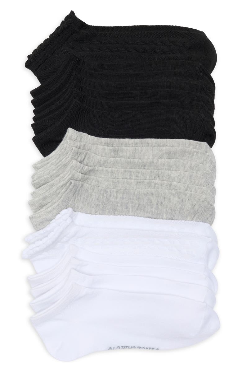 Vince Camuto 10-Pack Ankle Socks, Main, color, White