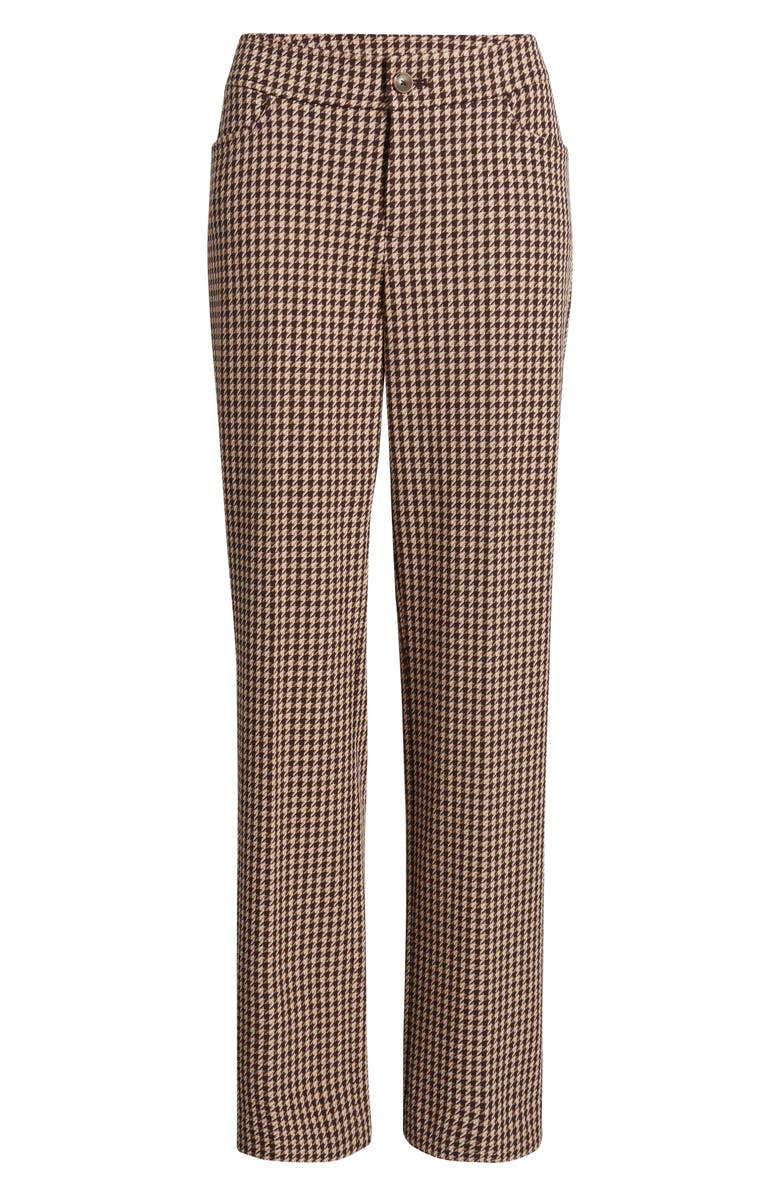 Anne Klein Houndstooth Boot Leg Pants, Alternate, color,