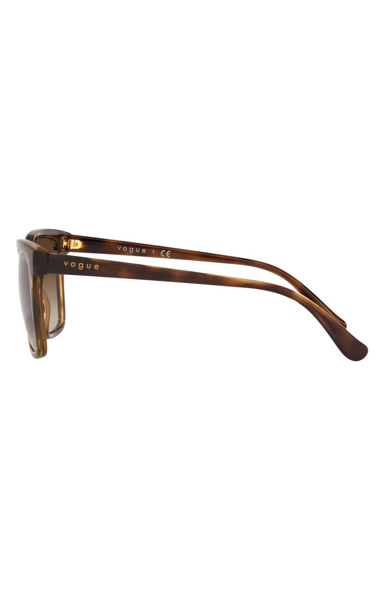 VOGUE 54mm Gradient Pillow Sunglasses, Alternate, color,