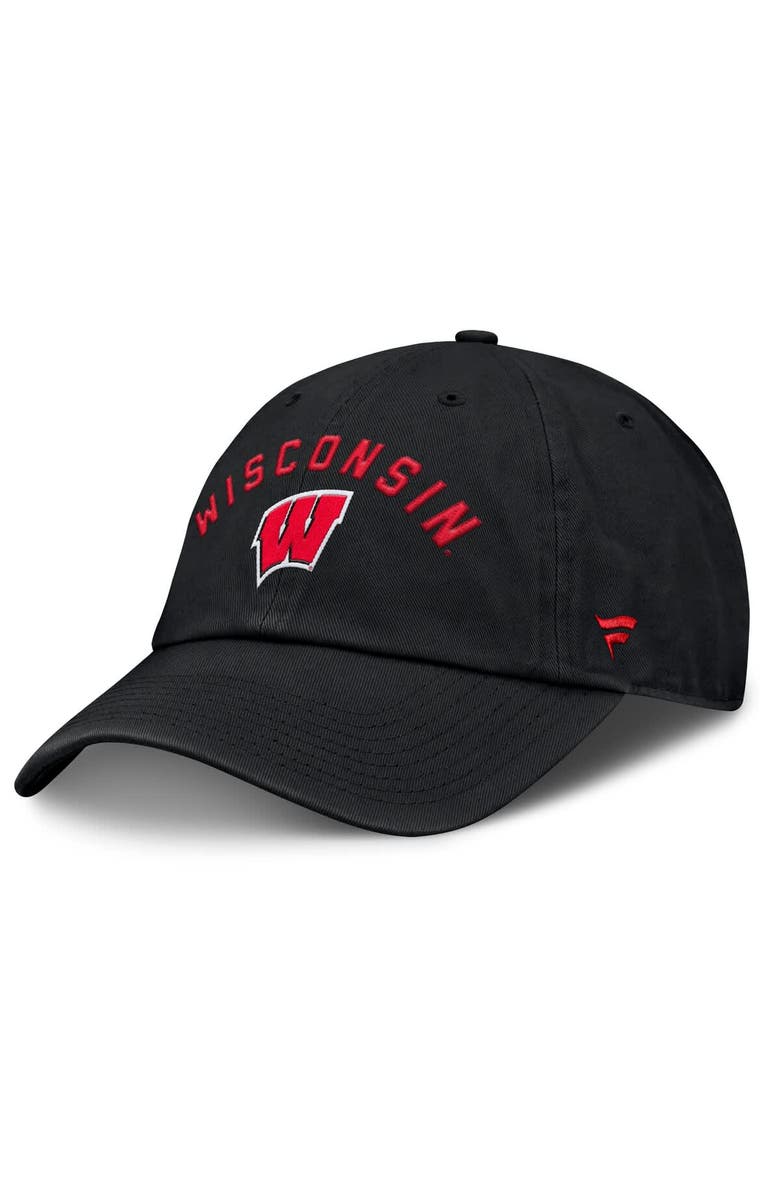 FANATICS Men's Fanatics Black Wisconsin Badgers Myth Adjustable Hat, Main, color, Black