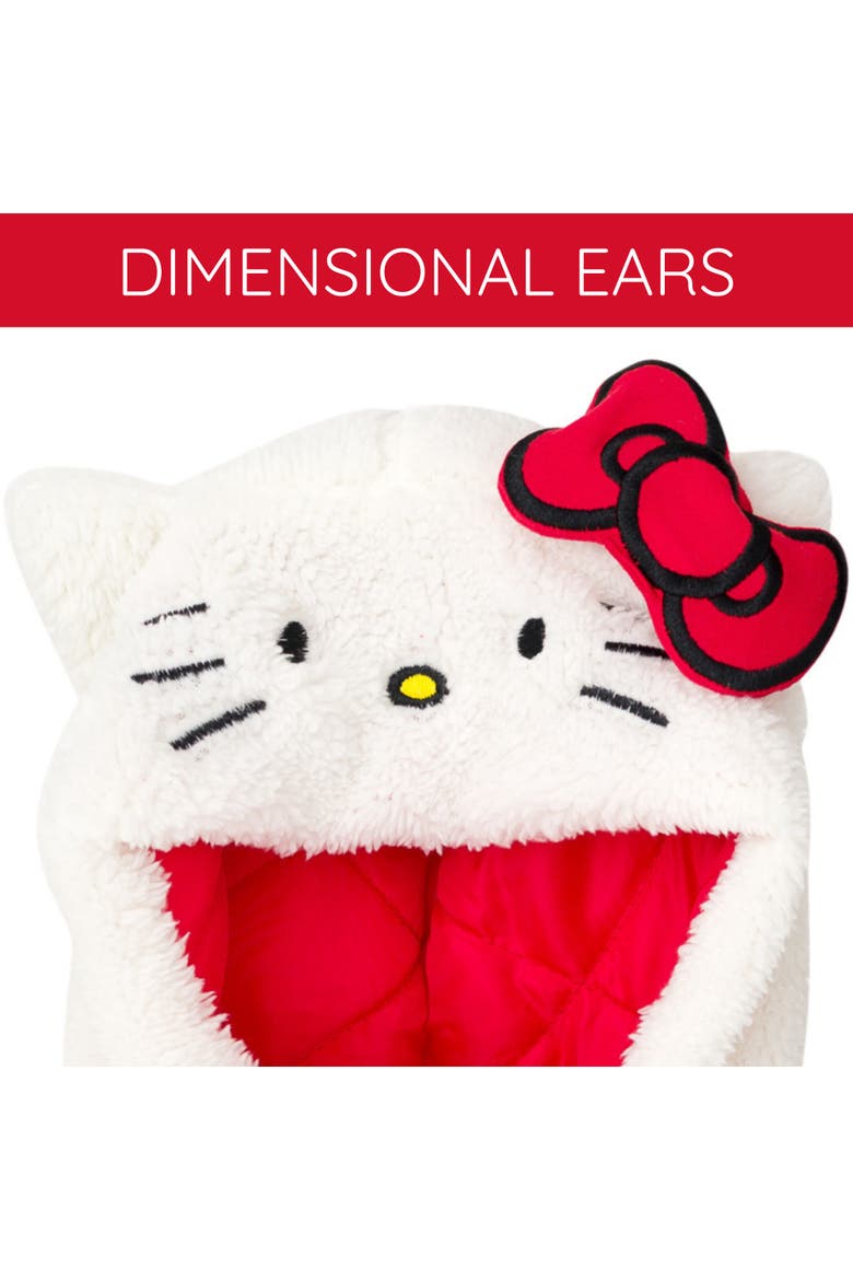Hooded Fleece Jacket (toddler, Little Kid & Big Kid), Alternate, color, Hello Kitty White Red