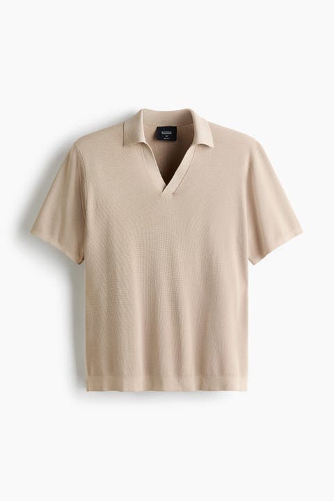 Cooling Regular Fit Knitted Polo Shirt