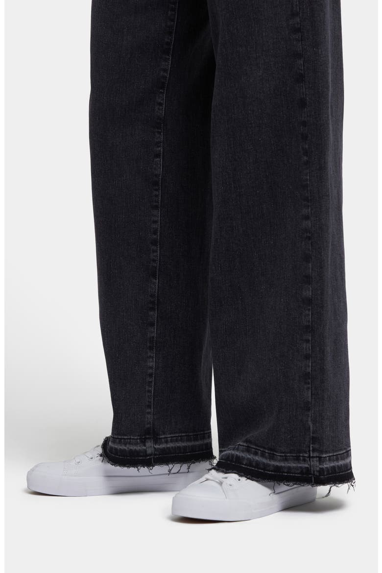 Teresa Release Hem Wide Leg Jeans, Alternate, color, SLATE STONE