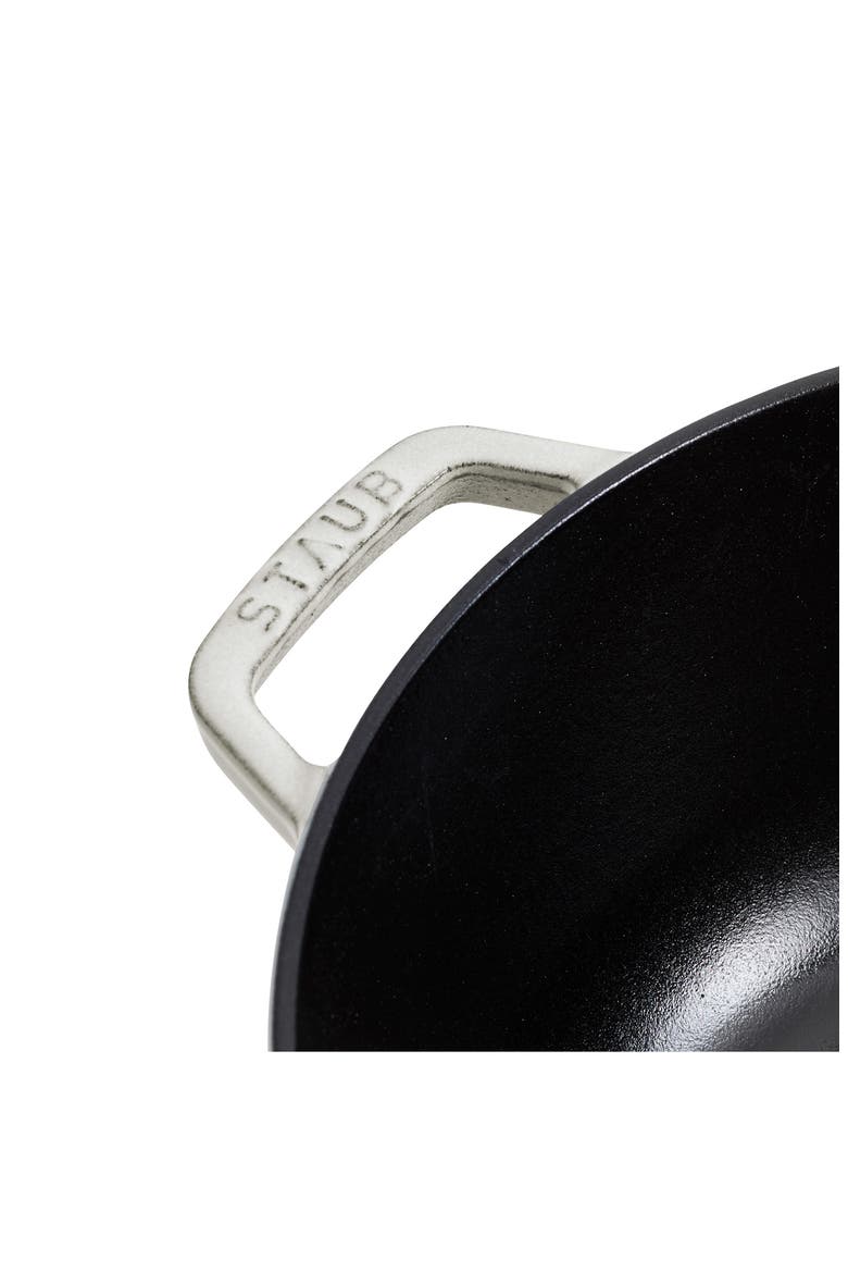 5-Quart Enameled Cast Iron Cocotte, Alternate, color, WHITE TRUFFLE