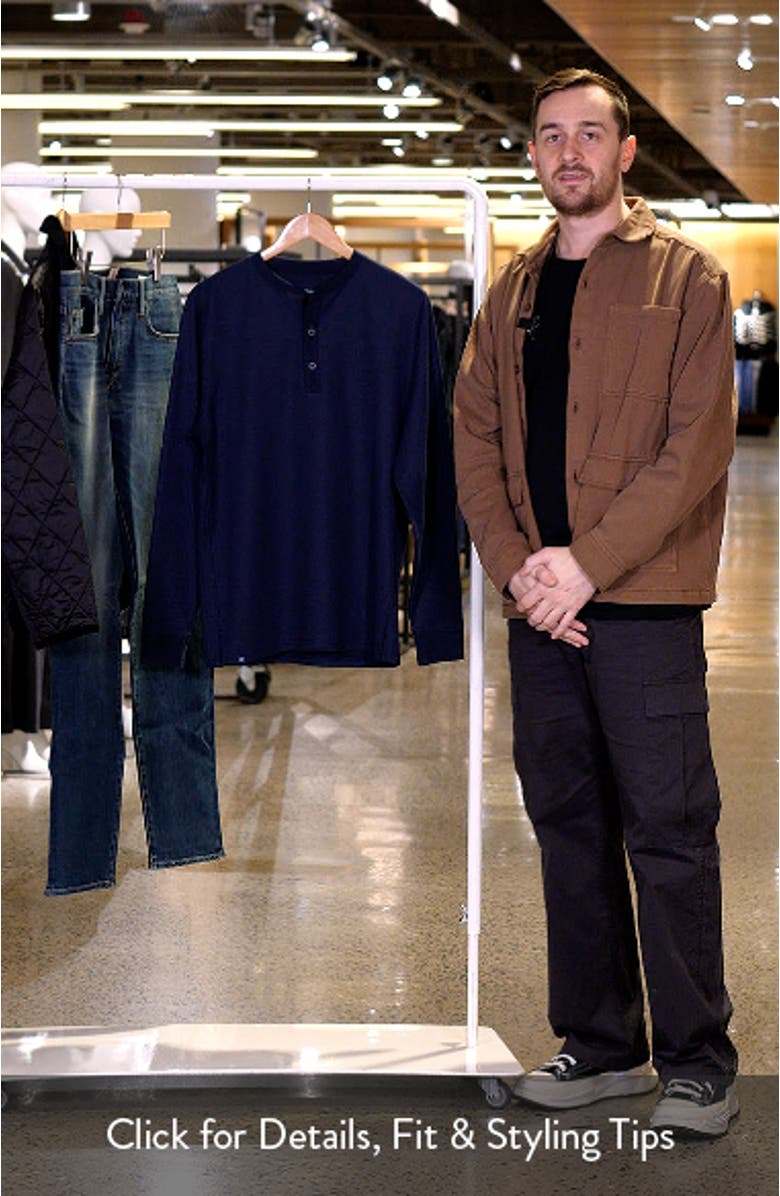 Henderson Long Sleeve Henley, sales video thumbnail