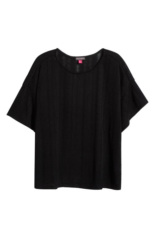 Vince Camuto Oversize Knit Top In Black