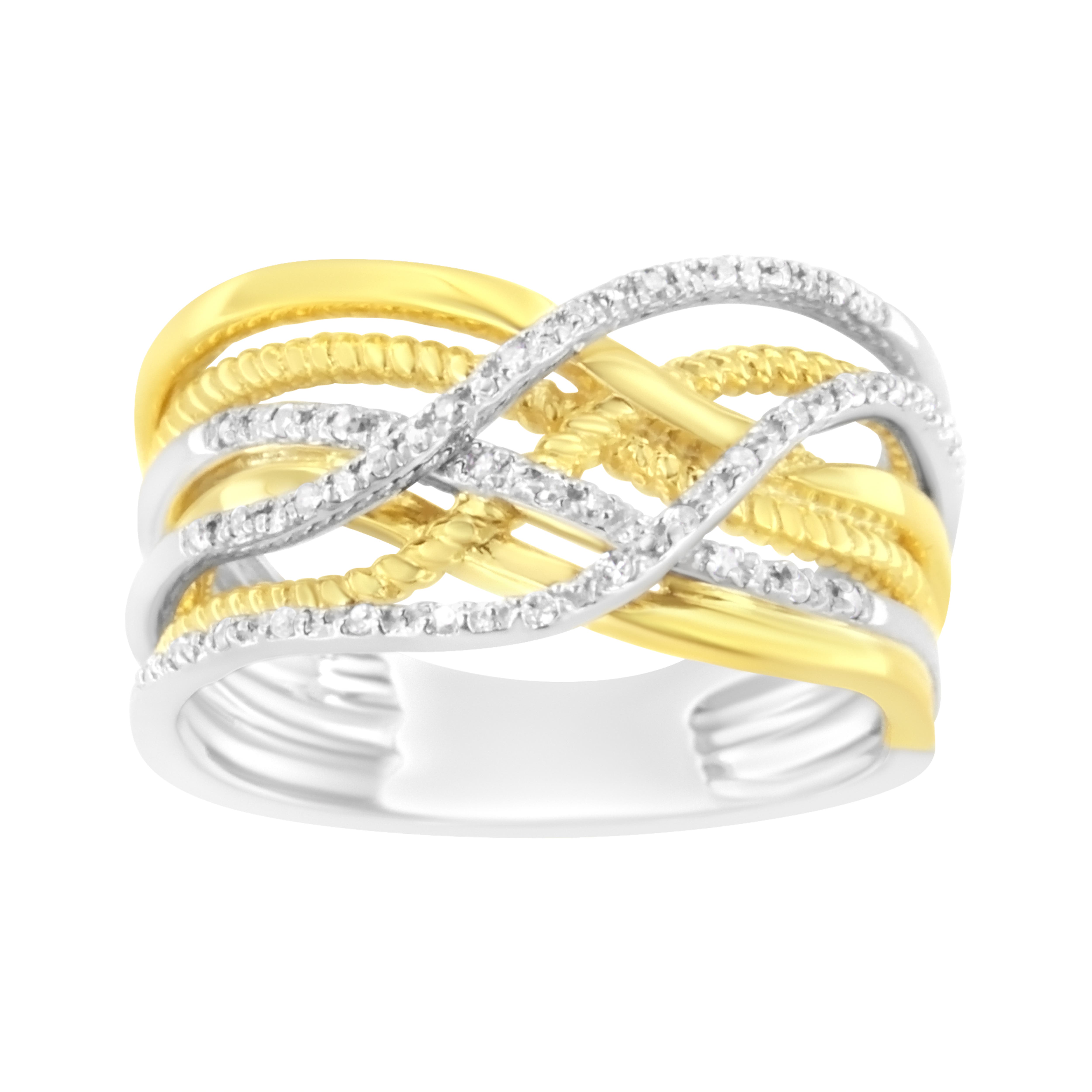 selected Yellow Gold over Silver