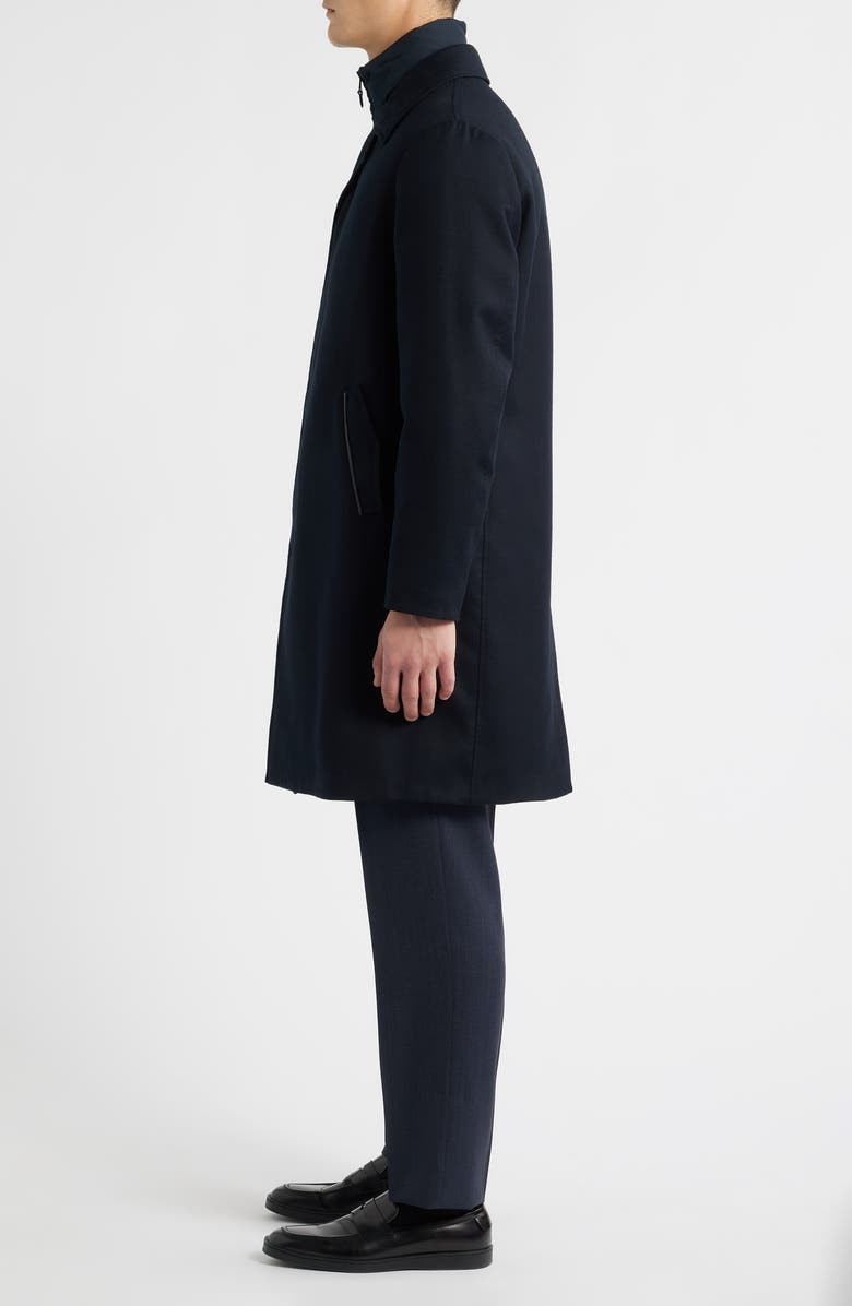 Canali 3-in-1 Wool Car Coat, Alternate, color, Navy