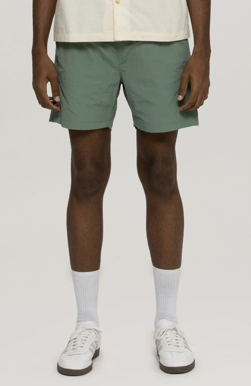 Maui And Sons Maui & Sons Billboard Nylon Swim Trunks In Lagoon