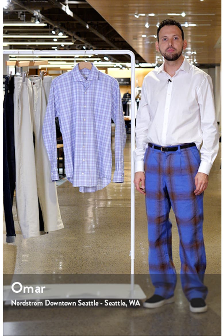 Windermere Crown Lite Plaid Performance Button-Up Shirt video