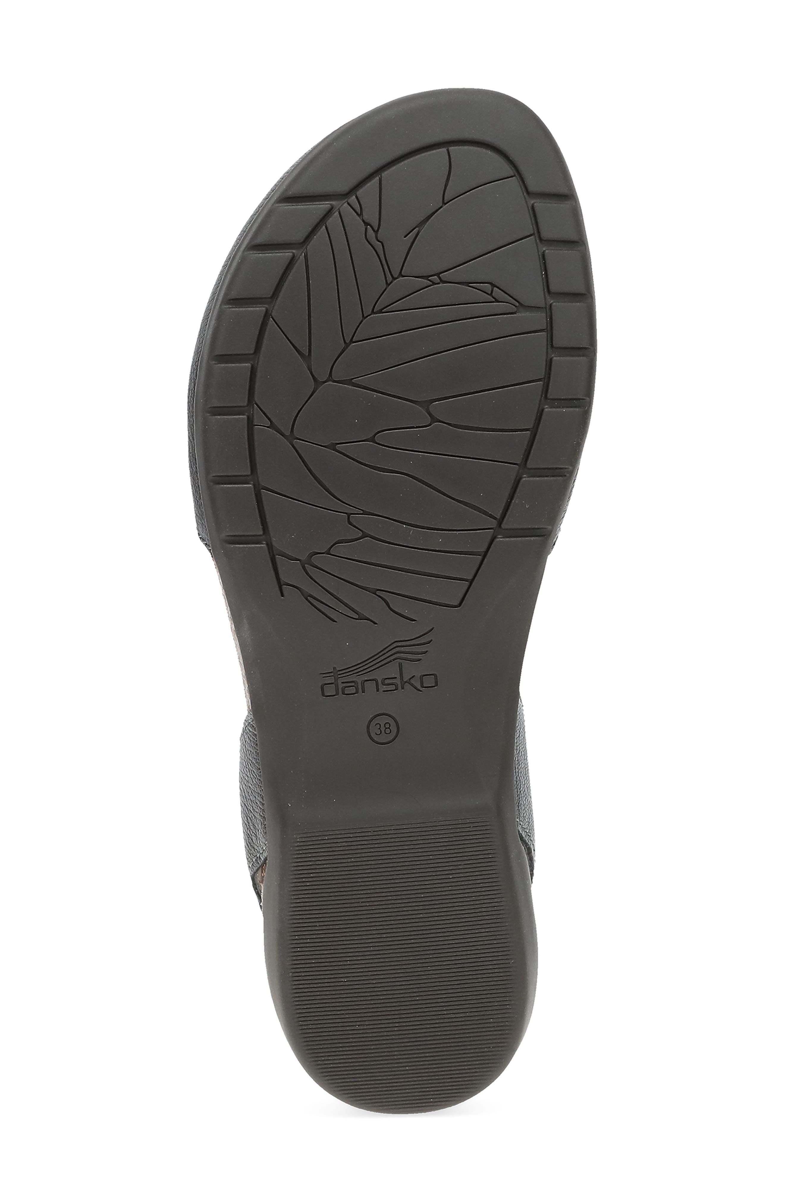 Dansko Rowan Flat, Alternate, color, Graphite